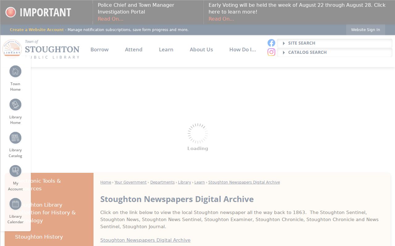 Stoughton city directory research through the newspaper archive